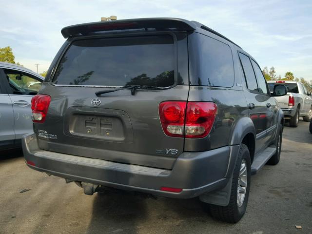 5TDZT38A55S260413 - 2005 TOYOTA SEQUOIA LI GRAY photo 4