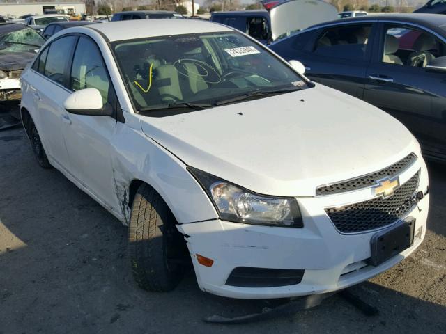 1G1PC5SB6D7240743 - 2013 CHEVROLET CRUZE LT WHITE photo 1