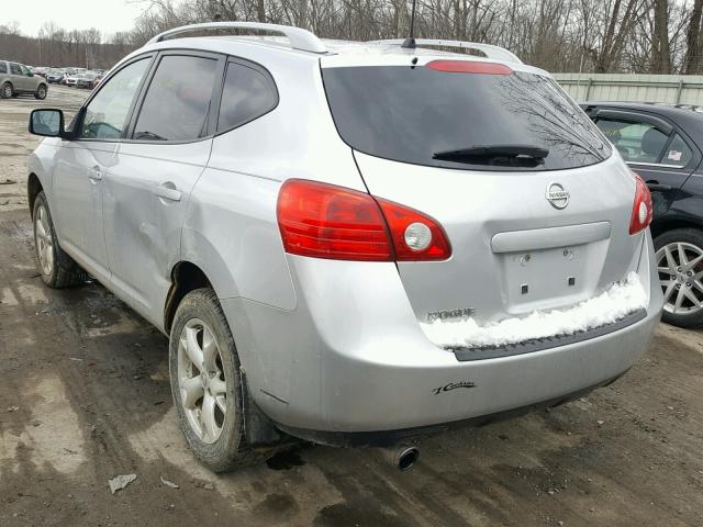 JN8AS58V69W180322 - 2009 NISSAN ROGUE S SILVER photo 3