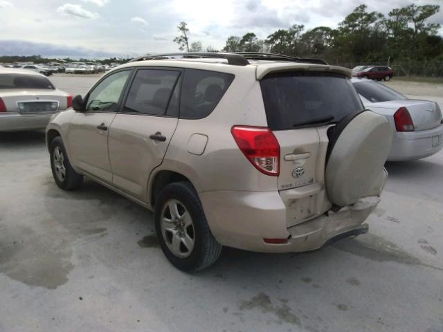 JTMZD33V576050257 - 2007 TOYOTA RAV4 BEIGE photo 3