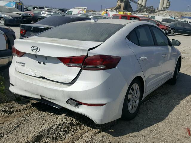 5NPD74LF1HH181872 - 2017 HYUNDAI ELANTRA SE WHITE photo 4