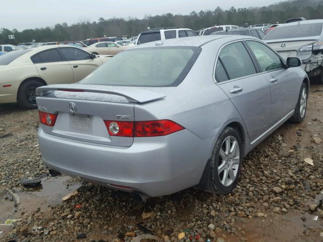 JH4CL96905C001068 - 2005 ACURA TSX SILVER photo 4