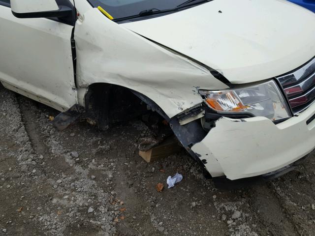 2FMDK49C67BA32164 - 2007 FORD EDGE SEL P WHITE photo 9