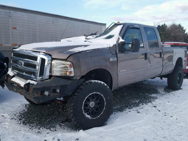 1FTWW31P67EB24132 - 2007 FORD F350 SRW S TAN photo 2