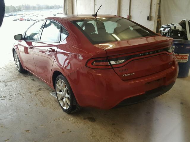 1C3CDFBA5DD256955 - 2013 DODGE DART SXT RED photo 3