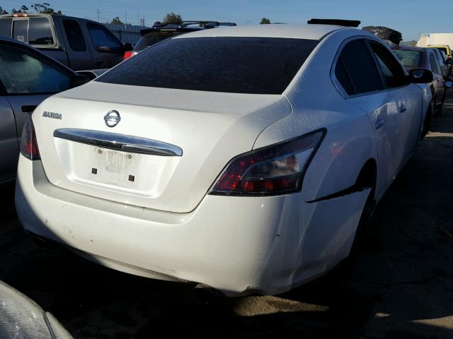 1N4AA5AP6DC830180 - 2013 NISSAN MAXIMA S WHITE photo 4