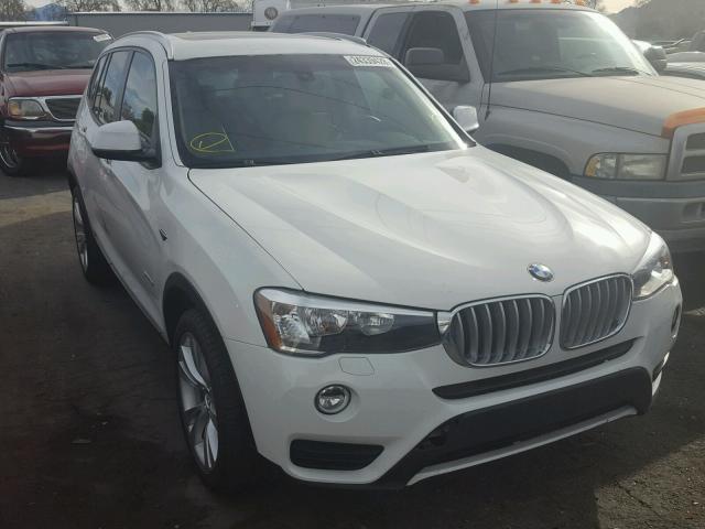 5UXWZ7C59G0R33064 - 2016 BMW X3 SDRIVE2 WHITE photo 1