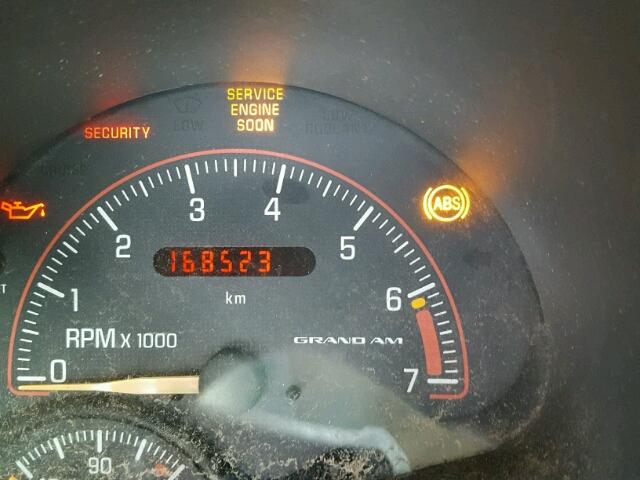 1G2NE52T01M674000 - 2001 PONTIAC GRAND AM S ბურგუნდია ფოტო 8
