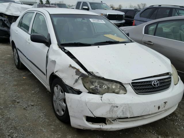 1NXBR32E15Z411699 - 2005 TOYOTA COROLLA CE WHITE photo 1