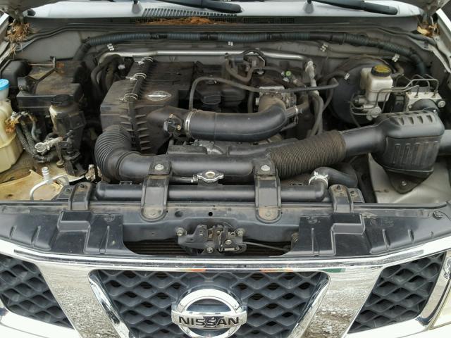 1N6BD06T98C439462 - 2008 NISSAN FRONTIER K SILVER photo 7