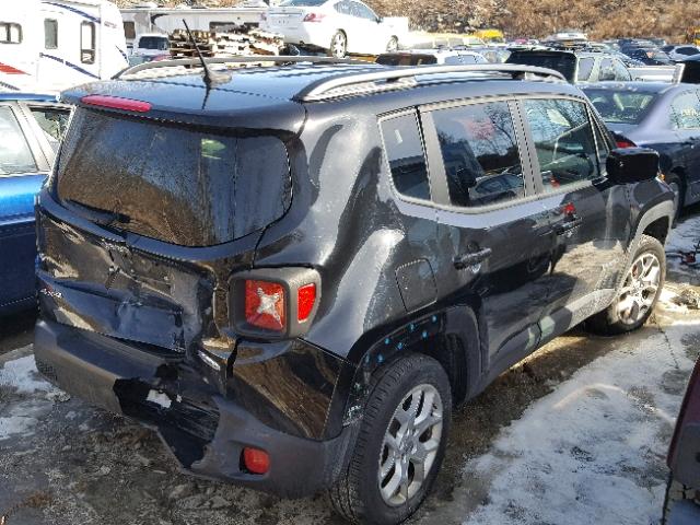 ZACCJBBT5FPB84030 - 2015 JEEP RENEGADE L BLACK photo 4