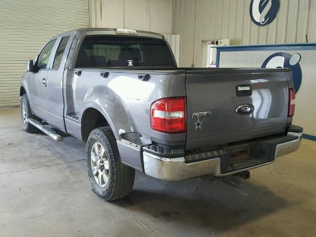 1FTRX04859KC76808 - 2009 FORD F150 SUPER GRAY photo 3