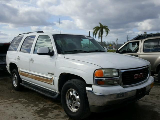 1GKEK13T61J169421 - 2001 GMC YUKON WHITE photo 1