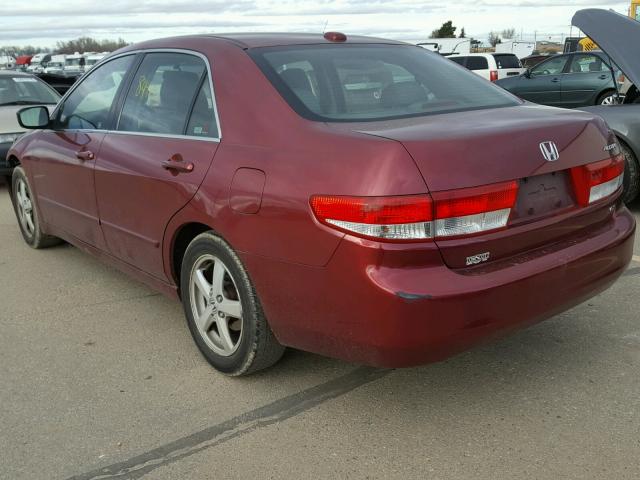 JHMCM56884C011388 - 2004 HONDA ACCORD EX MAROON photo 3