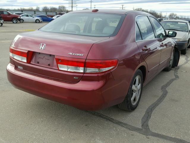 JHMCM56884C011388 - 2004 HONDA ACCORD EX MAROON photo 4