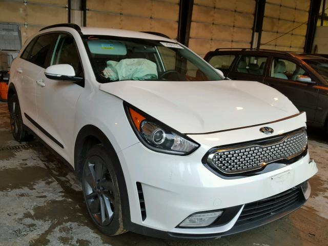 KNDCC3LC2H5050313 - 2017 KIA NIRO EX WHITE photo 1