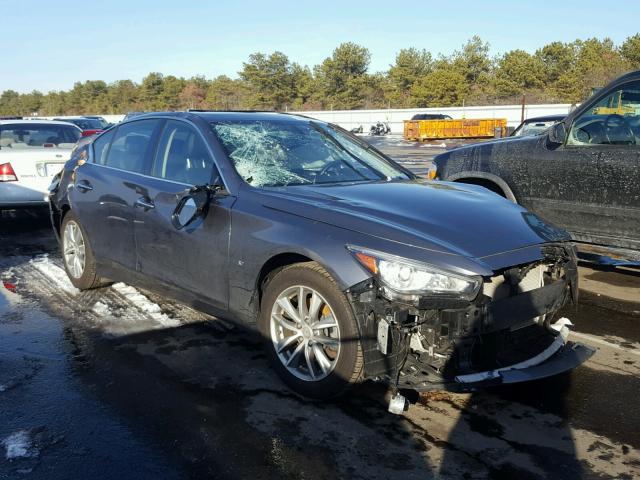 JN1BV7AR7FM395041 - 2015 INFINITI Q50 BASE Gris foto 1