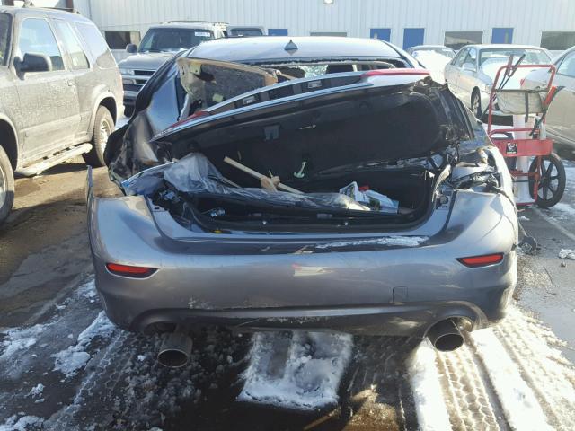 JN1BV7AR7FM395041 - 2015 INFINITI Q50 BASE Gris foto 10