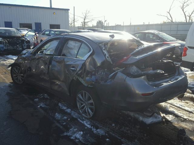 JN1BV7AR7FM395041 - 2015 INFINITI Q50 BASE Gris foto 3