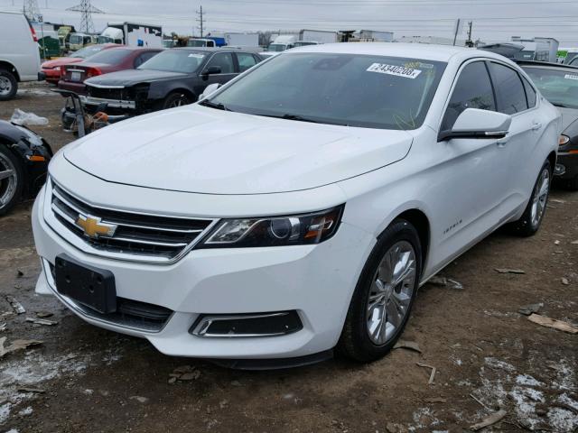 1G1125S35EU107444 - 2014 CHEVROLET IMPALA LT WHITE photo 2