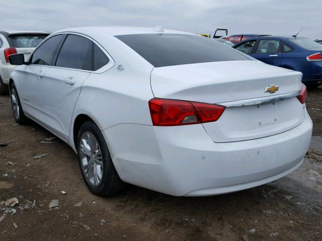 1G1125S35EU107444 - 2014 CHEVROLET IMPALA LT WHITE photo 3