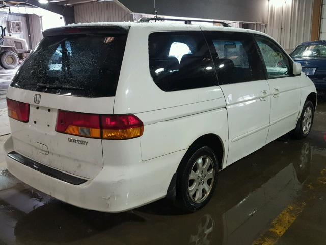 2HKRL18612H563884 - 2002 HONDA ODYSSEY EX WHITE photo 4