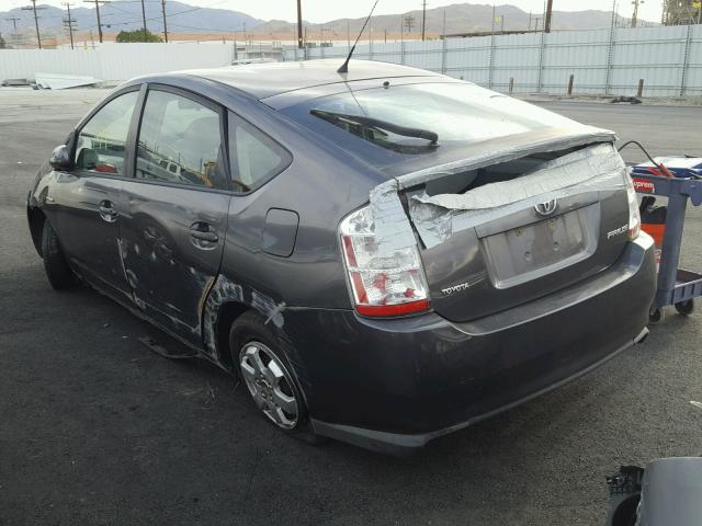 JTDKB20U773208192 - 2007 TOYOTA PRIUS GRAY photo 3