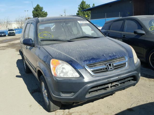 JHLRD788X2C015320 - 2002 HONDA CR-V EX BLUE photo 1