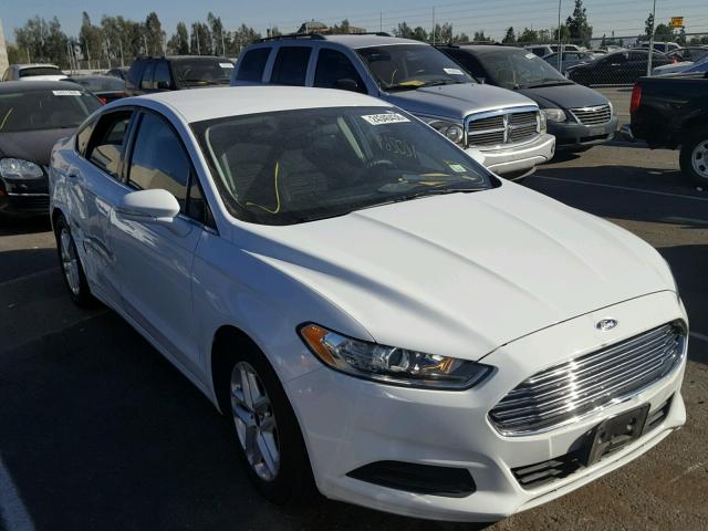 3FA6P0H78DR362225 - 2013 FORD FUSION SE WHITE photo 1