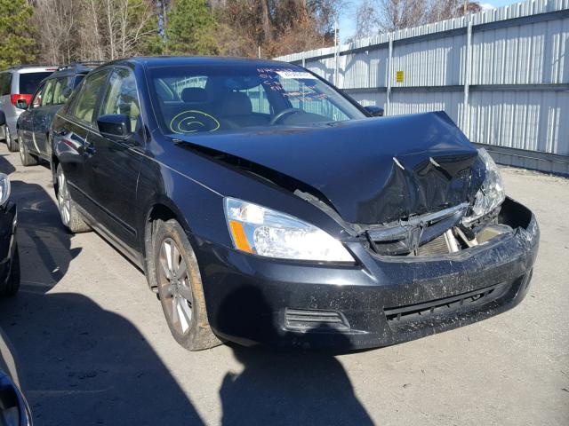 1HGCM66807A024483 - 2007 HONDA ACCORD EX BLACK photo 1