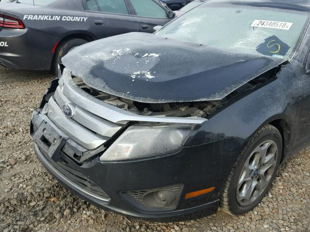 3FAHP0HA8AR309850 - 2010 FORD FUSION SE BLACK photo 9