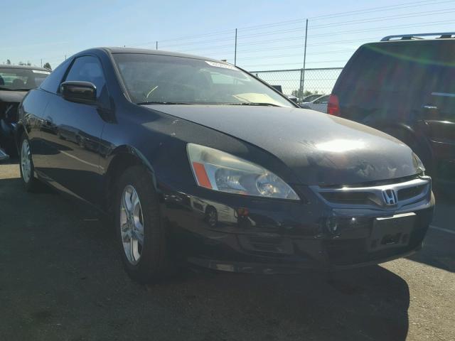 1HGCM72757A006337 - 2007 HONDA ACCORD EX BLACK photo 1