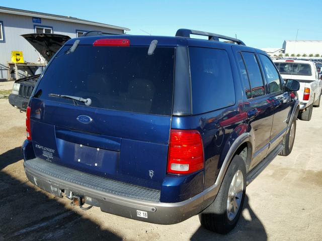 1FMDU64WX4UB00799 - 2004 FORD EXPLORER E BLUE photo 4