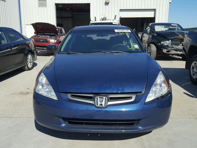 1HGCM56353A058315 - 2003 HONDA ACCORD LX BLUE photo 10