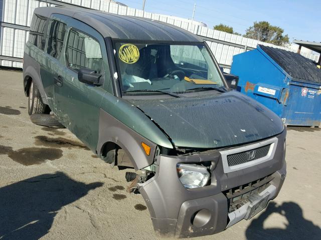 5J6YH28675L019354 - 2005 HONDA ELEMENT EX GREEN photo 1