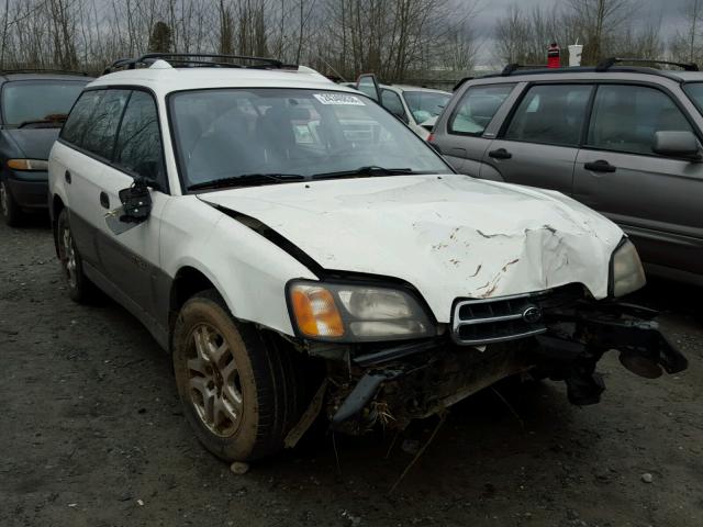 4S3BH6756Y7672461 - 2000 SUBARU LEGACY OUT WHITE photo 1