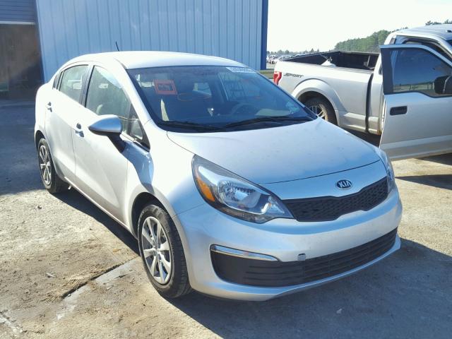 KNADM4A37H6049725 - 2017 KIA RIO LX SILVER photo 1