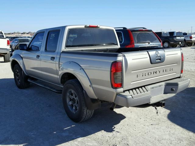 1N6ED27T74C423035 - 2004 NISSAN FRONTIER C GOLD photo 3