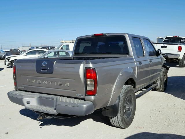 1N6ED27T74C423035 - 2004 NISSAN FRONTIER C GOLD photo 4