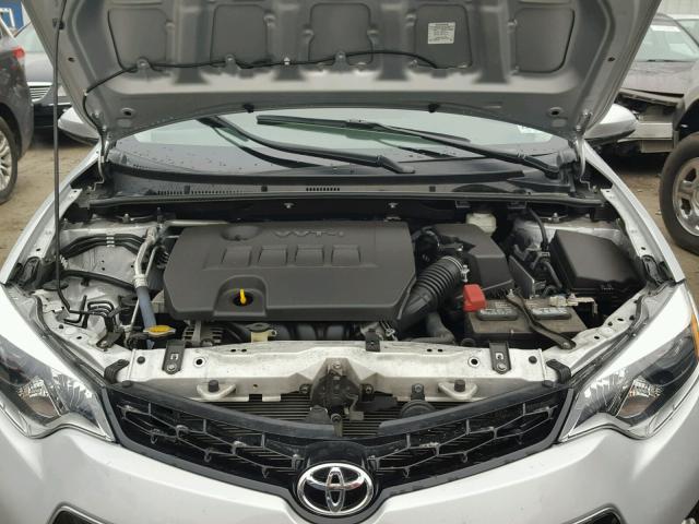 2T1BURHE1FC289227 - 2015 TOYOTA COROLLA L SILVER photo 7