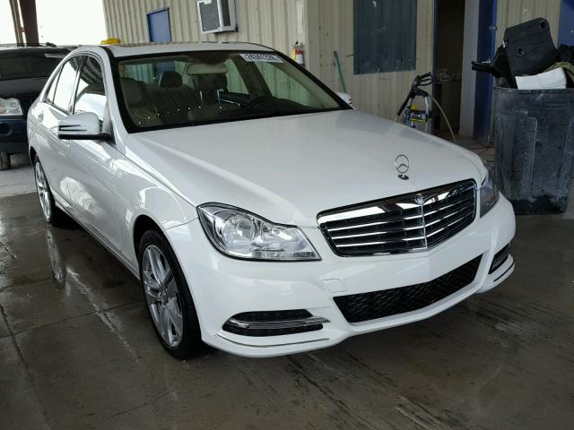 WDDGF4HB8EG250794 - 2014 MERCEDES-BENZ C 250 WHITE photo 1