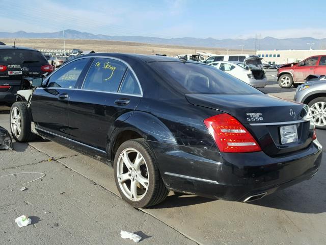 WDDNG9EB9DA529209 - 2013 MERCEDES-BENZ S 550 4MAT BLACK photo 3