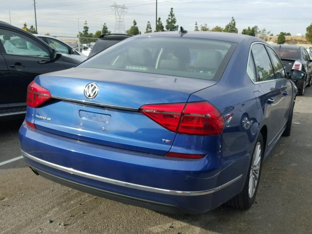 1VWBT7A35GC048794 - 2016 VOLKSWAGEN PASSAT SE BLUE photo 4