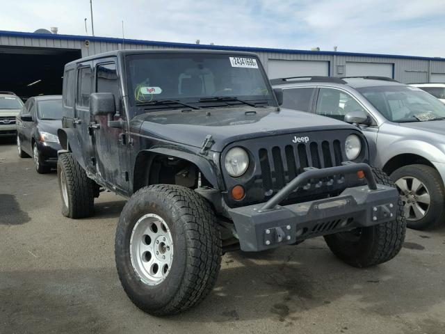 1J8GA59169L733453 - 2009 JEEP WRANGLER U BLACK photo 1