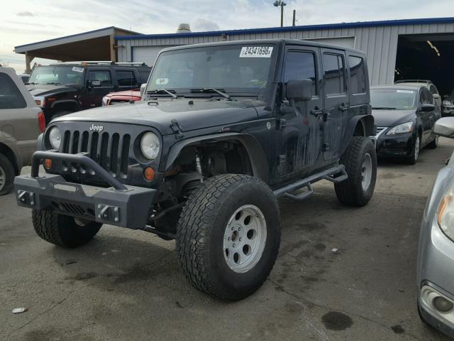 1J8GA59169L733453 - 2009 JEEP WRANGLER U BLACK photo 2