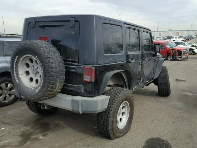 1J8GA59169L733453 - 2009 JEEP WRANGLER U BLACK photo 4