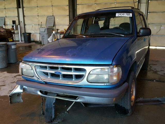 1FMDU34X6TUB54980 - 1996 FORD EXPLORER BLUE photo 2