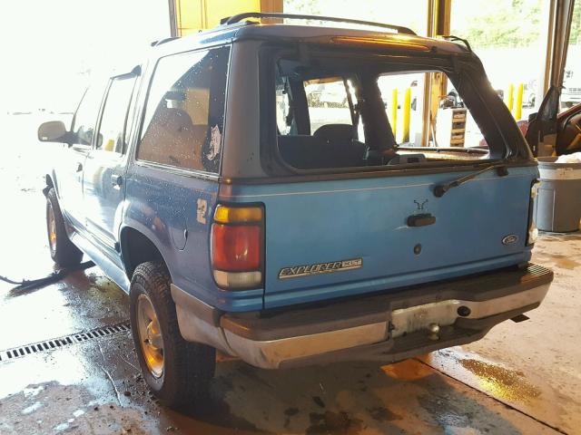 1FMDU34X6TUB54980 - 1996 FORD EXPLORER BLUE photo 3