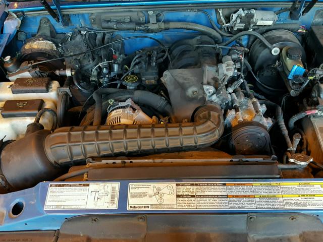 1FMDU34X6TUB54980 - 1996 FORD EXPLORER BLUE photo 7