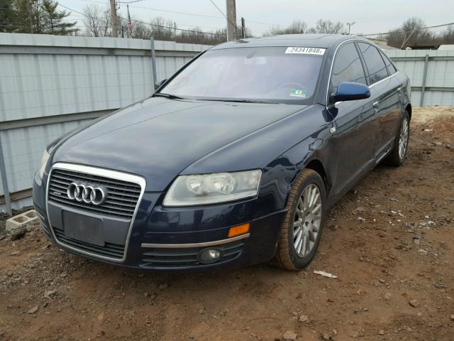 WAUDH74F56N176925 - 2006 AUDI A6 3.2 QUA BLUE photo 2